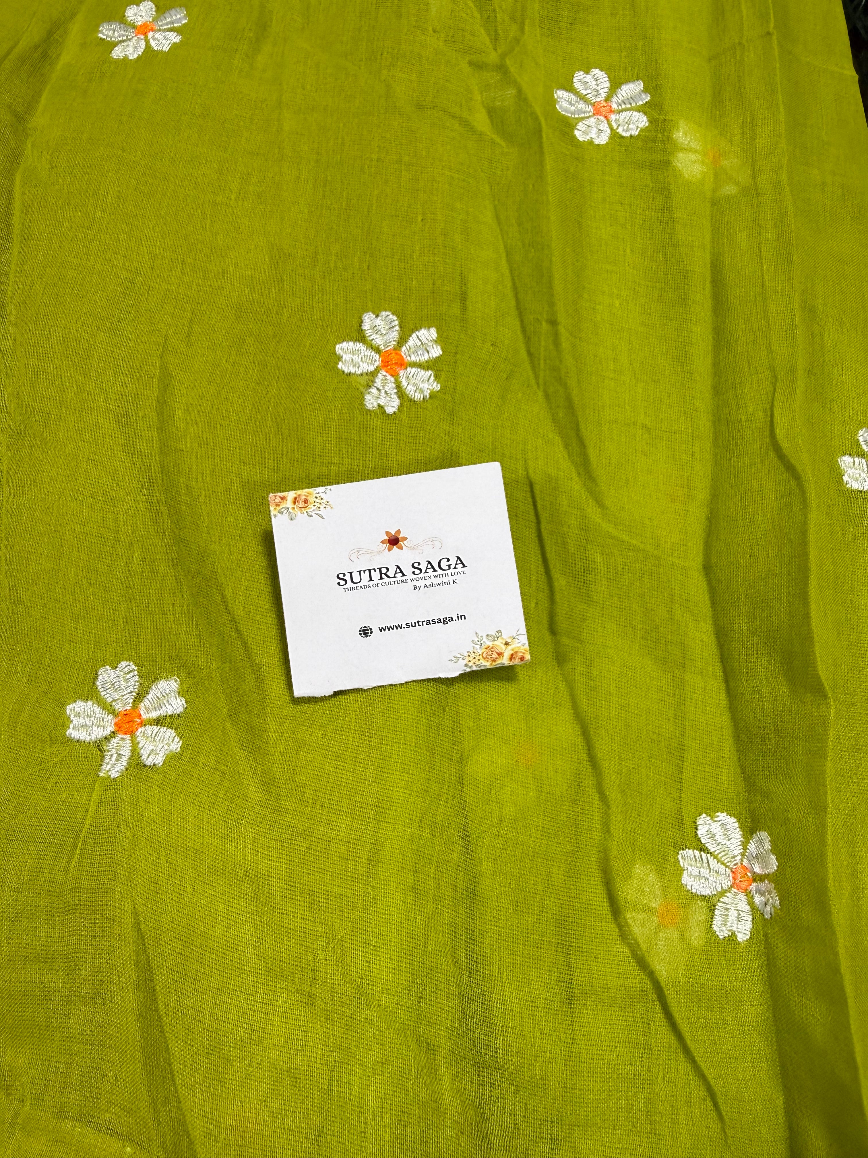 One Min Drape - Mul Cotton Saree