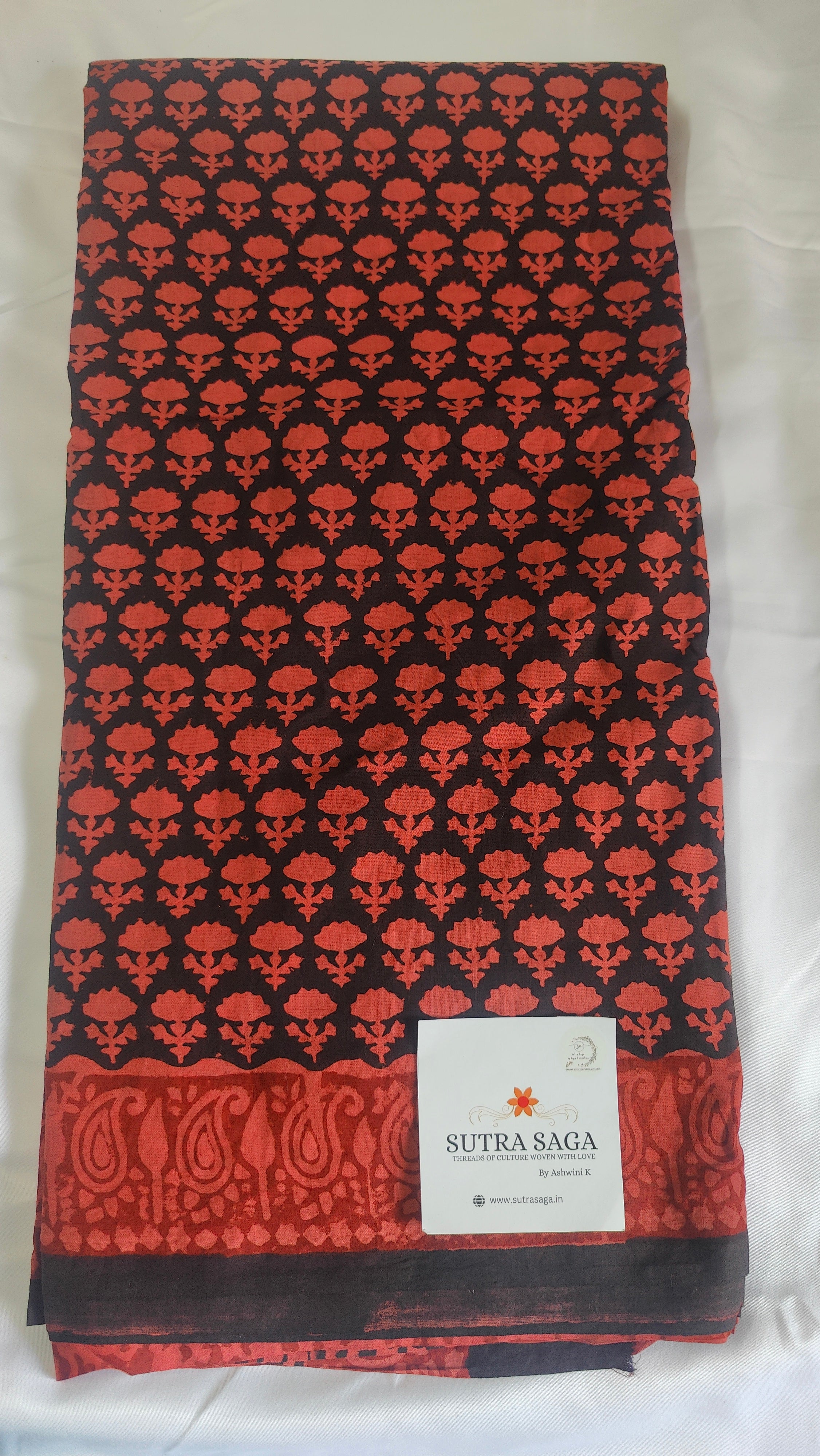 Bagru Soft Cotton Sarees